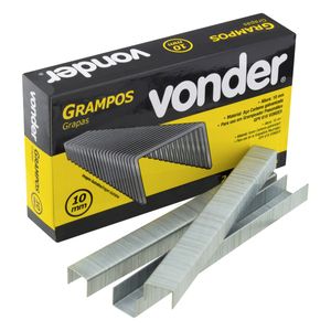 Grampo de Aço Carbono Galvanizado para Grampeador Hymair 10mm com 2500 unidades