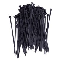 Abraçadeira de Nylon Preta Nove54 100mm x 2,5mm 100 unidades
