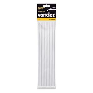 Abraçadeira de Nylon Branca Vonder 280mm x 4,8mm 10 unidades