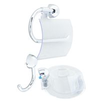 Kit Acessórios para Banheiro Japi Cromada 3 peças