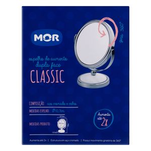 Espelho de Aumento Dupla Face Mor 10,7cm