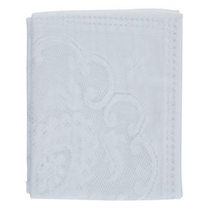 Toalha de Mesa Retangular de Renda Lepper Branca 1,40m x 2m