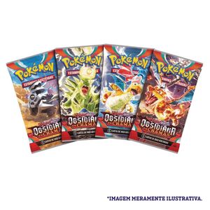 Blister Pokémon Obsidiana em Chamas Copag 6 Cartas (Produto Sortido)