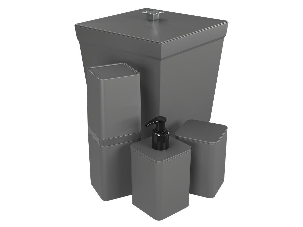 KitBanheiroStolfCinza4pecas-146760