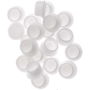 Tapa Furo Branco Talentos 8mm 20 peças