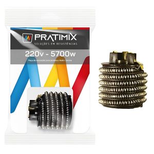 Resistência para Chuveiro Gorducha Pratimix 5700W 220V