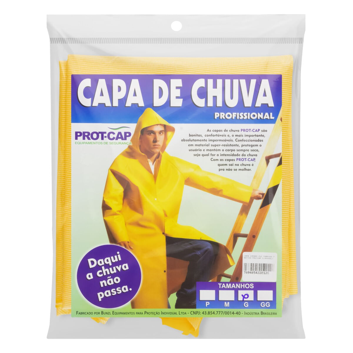 CapadeChuvaImpermeavelProtCapAmarelaG-28902