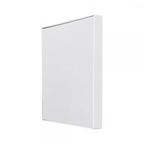 Espelho Quadrado Ventosa Uz Branco 14cm