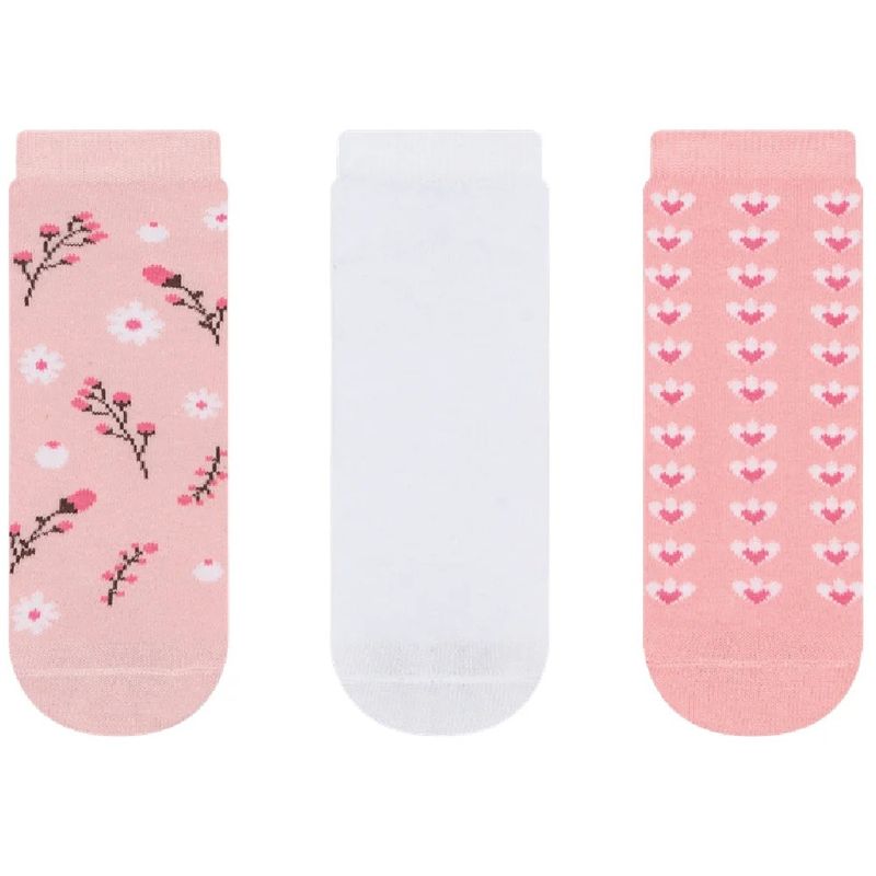 Kit-Meia-Feminina-Cano-Curto-34-39-Cia-Da-Meia-Flores-com-3-unidades-146919