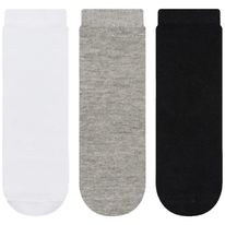 Meia Infantil Masculina Básica Cia da Meia 31 a 34 3 pares