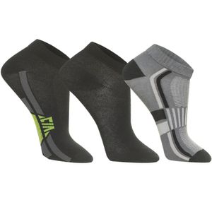 Meia Masculina Cano Curto Preta Cia da Meia 39 a 42 3 pares