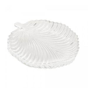 Folha Decorativa de Cristal Leaf Lyor 20,5cm x 17cm x 2,5cm