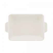 Travessa de Porcelana Lyor Basic Branca 23,5cm x 14,5cm