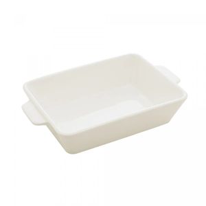 Travessa de Porcelana Lyor Basic Branca 28cm x 16,5cm