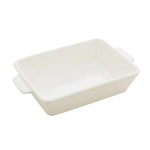 Travessa de Porcelana Lyor Basic Branca 34cm x 20,5cm