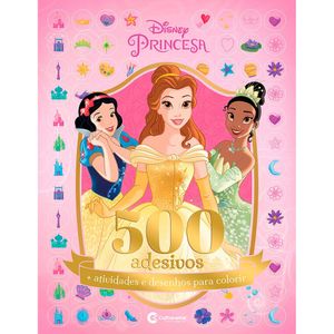 Livro com 500 Adesivos Princesas Culturama