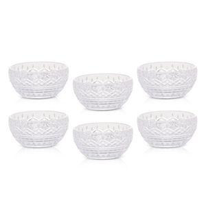 Conjunto de Bowl de Cristal Wolff Lys 11cm x 5cm 6 peças