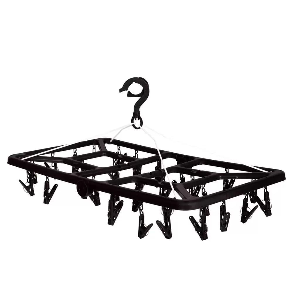 MiniVaralRetangularPretoMorcom32Prendedores-147988