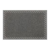 Capacho de Vinil Elite Kapazi Cinza 40cm x 60cm