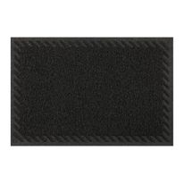 Capacho de Vinil Elite Kapazi Preto 40cm x 60cm