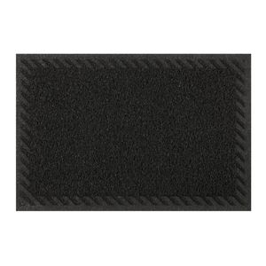 Capacho de Vinil Elite Kapazi Preto 40cm x 60cm