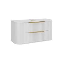 Gabinete para Banheiro Suspenso Fabribam Alice Branco 100cm