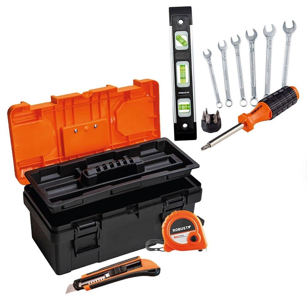 KitFerramentascomCaixaPlasticasRobustcom16pecas-147969