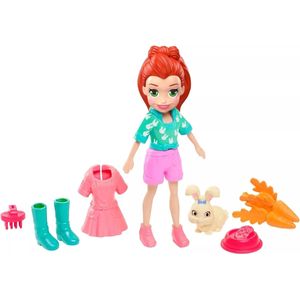 Boneca Polly com Bichinho Mattel 7cm (Produto Sortido)