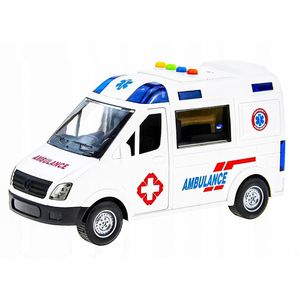 Carro de Friccão Regaste Rápido Ambulância Com luz e Som Zippy Toys