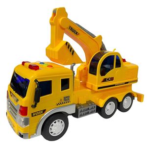 Caminhão de Friccão Mega Construtor Zippy Toys com Luz e Som