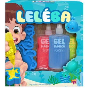 Kit Slime Leléba Gel Mágico Doce Brinquedos com 11 peças