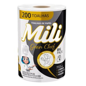 Papel Toalha Mili Gran Chef 200 Folhas