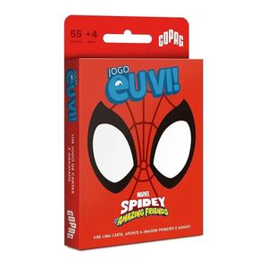 Jogo de Cartas Eu Vi! Spidey Copag  com 55 cartas