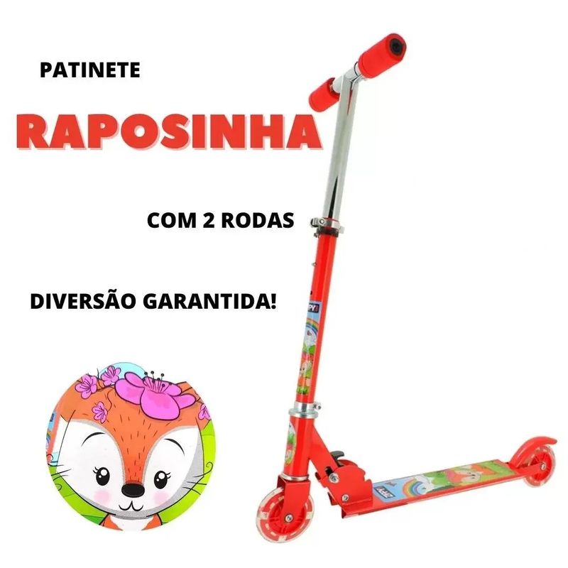 Patinete-Dobravel-com-2-rodas-Zippy-Toys-Classico-Vermelho-149743