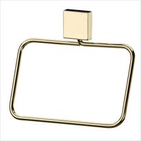 Porta Toalha de Argola Future Dourado