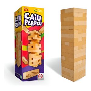 Jogo Caiu Perdeu Pais&Filhos com 54 peças