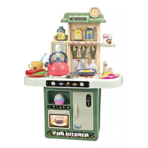 Kit Cozinha Casa Encantada Verde Zippy Toys com 34 peças