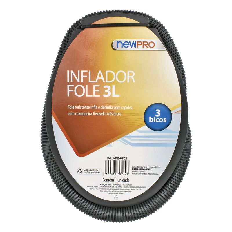 Inflador-Fole-com-3-Bicos-Newpro-3L-110951