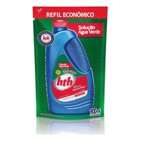 Algicida Solução Água Verde para Piscina Hth Refil 900ml