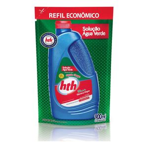 Algicida Solução Água Verde para Piscina Hth Refil 900ml