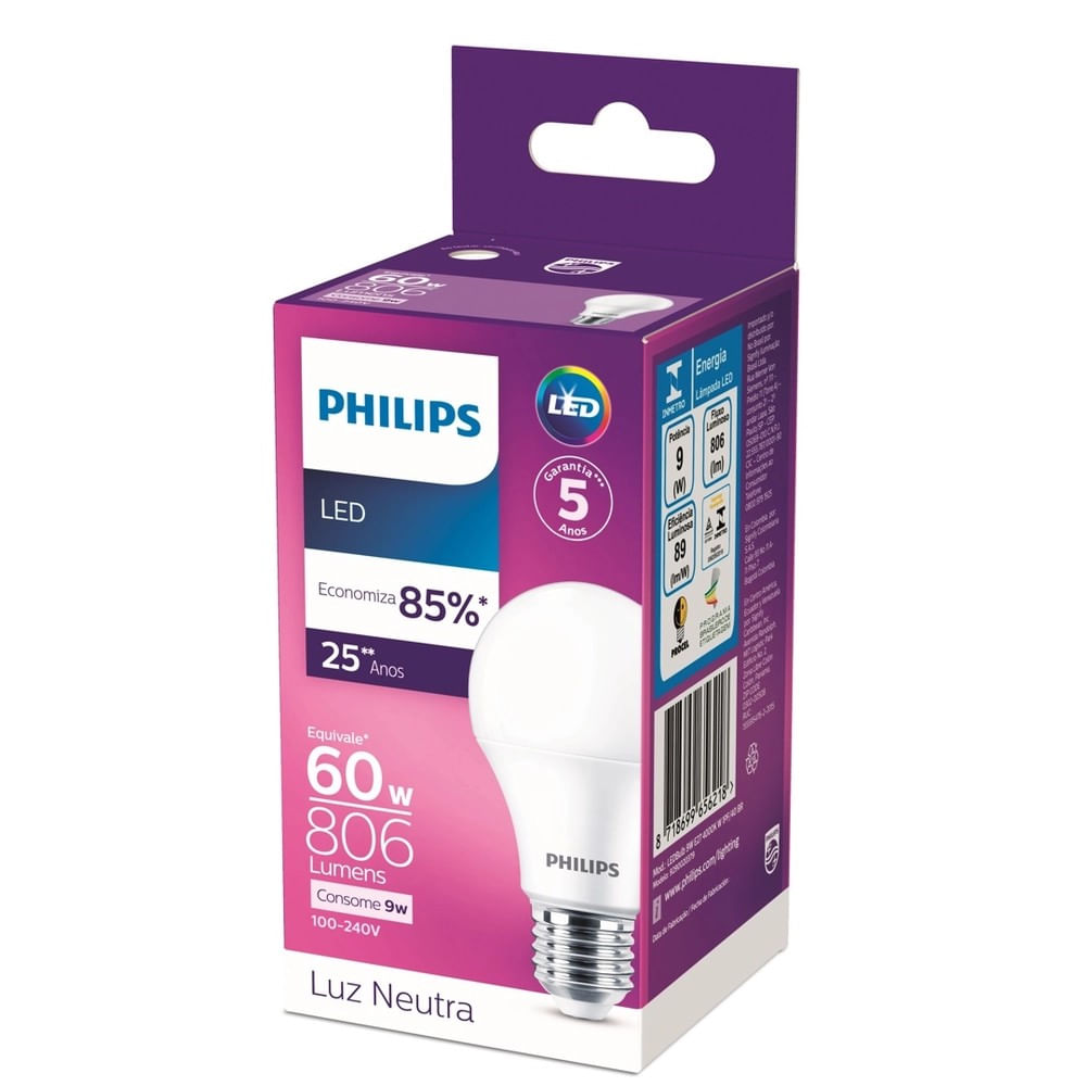 LampadadeLedPhilips4000K9W-133734