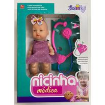 Boneca Nicinha Médica Sortida Nova Toys