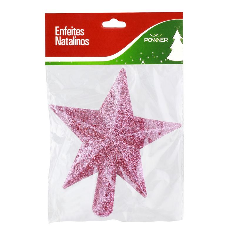 Ponteira-Estrela-Rose-com-Glitter-Powner-12cm-150894