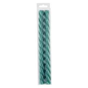 Conjunto de Vela Torcida Powner Verde 26cm com 2 peças