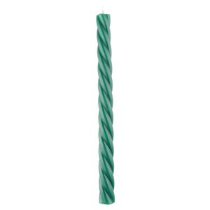 Conjunto de Vela Torcida Powner Verde 26cm com 2 peças