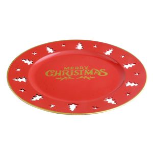 Souplast de Natal Plástico Ikinci Vermelho 33cm