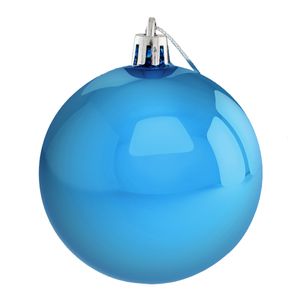 Bola de Natal Brilhante Azul Piscina Powner 7cm