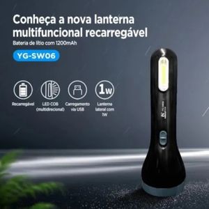 Lanterna Recarregável SW06 1LED Nsbao