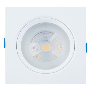 Spot de Led Quadrado Branco Stella 12W 3000K