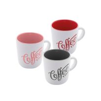 Caneca de Porcelana Coffe Time Lyor 170ml (Produto Sortido)